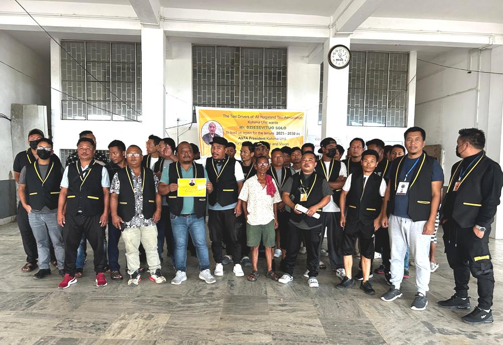 All Nagaland Taxi Association Kohima drivers urge Dziesevituo Solo to lead till 2030